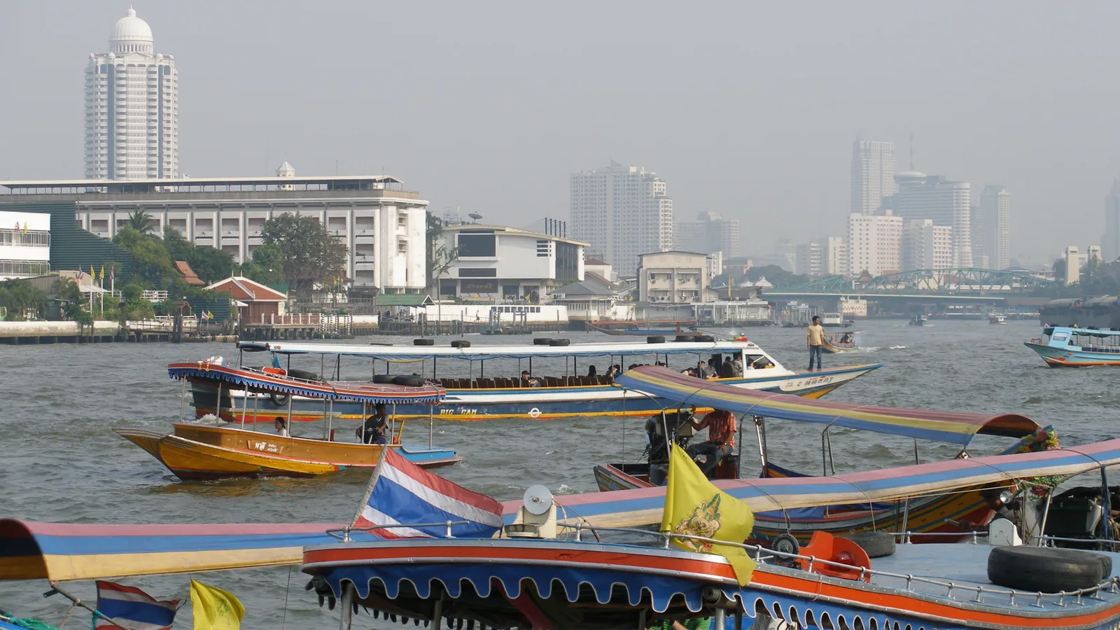 De Chao Phraya per boot