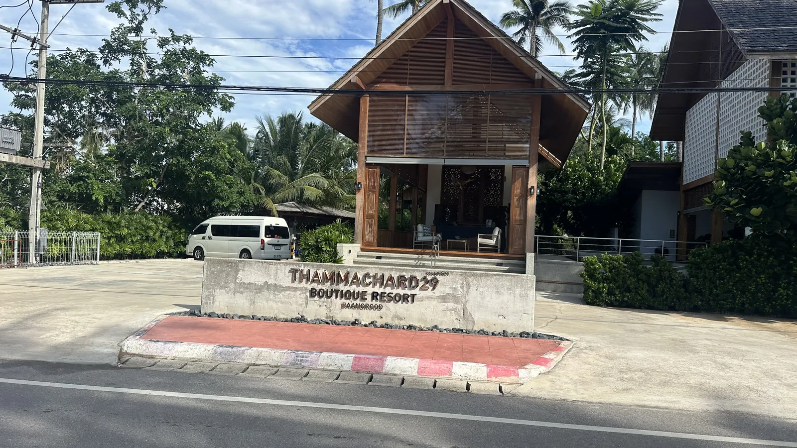 Boutique resort on the main road