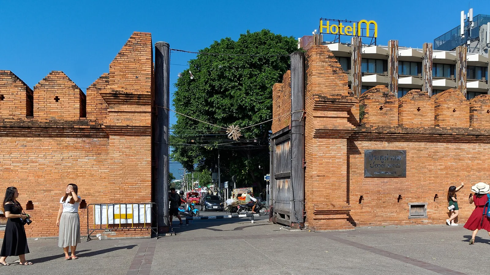 Tha Phae-porten i Chiang Mai