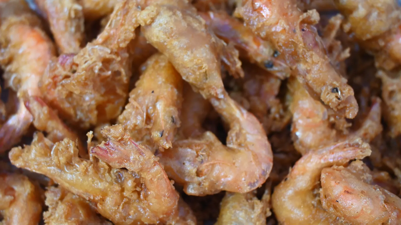 Crevettes frites croustillantes