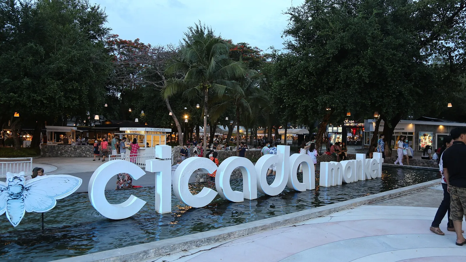 Helgemarkedet Cicada i Hua Hin