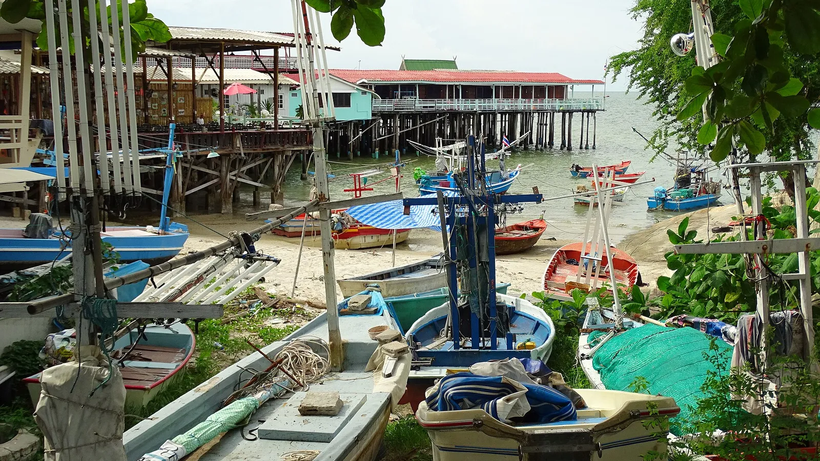 Fiskehavnen i Hua Hin