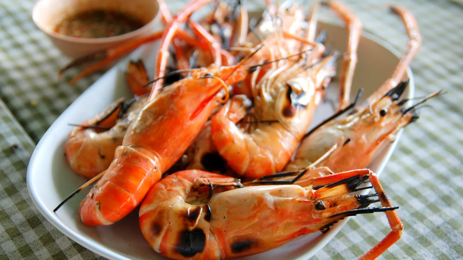 Gamberi alla griglia
