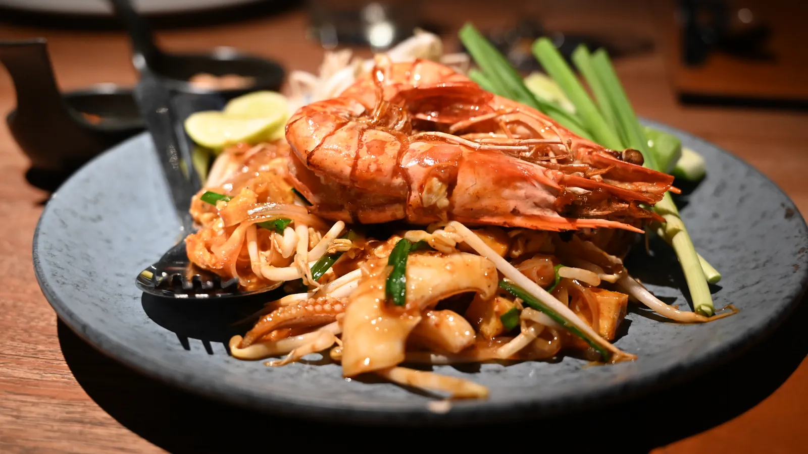Pad thai met garnalen