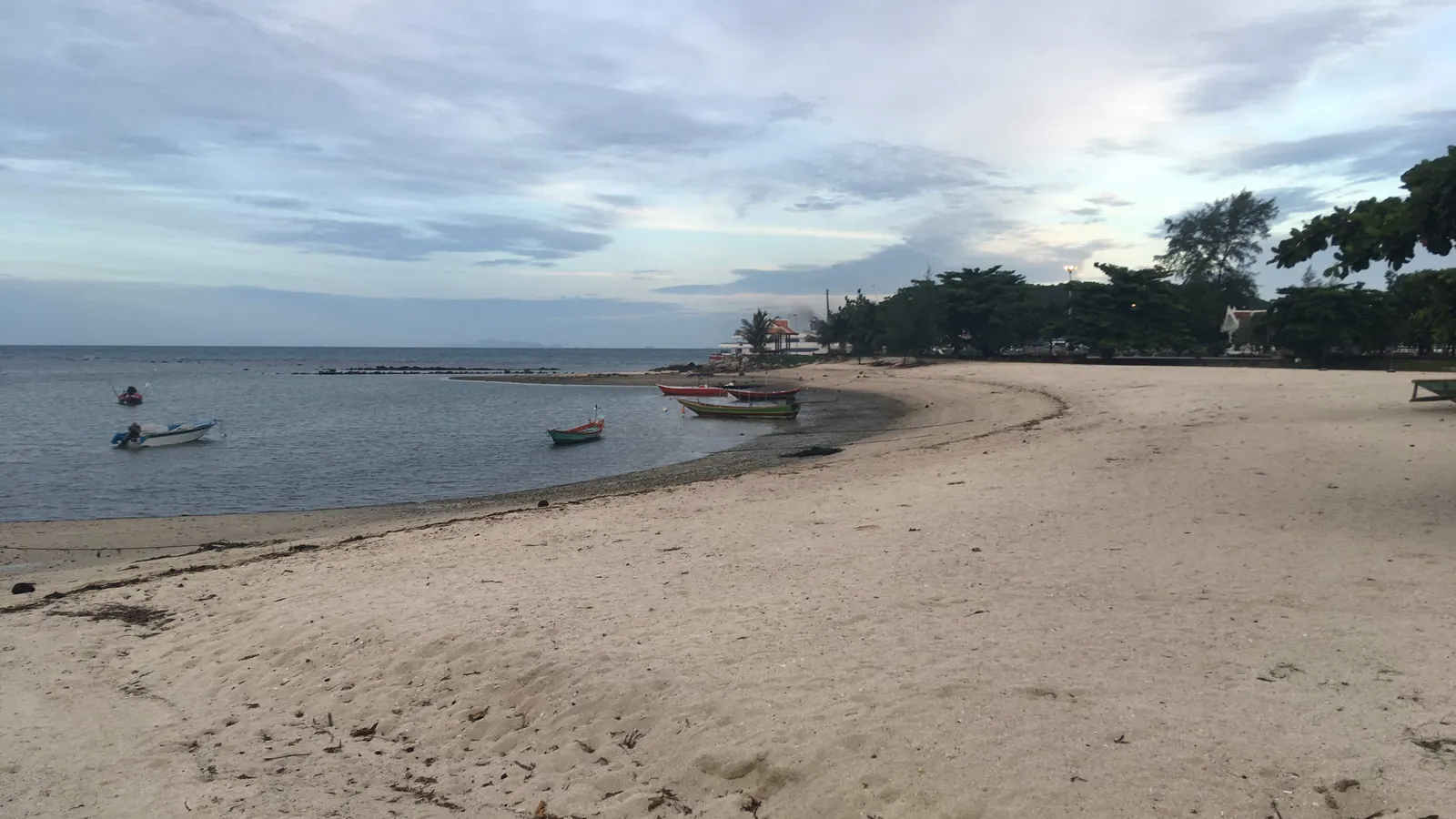Sonnenuntergang über dem Golf von Thailand
